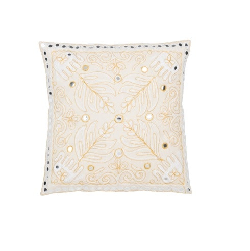 LIBERATO SQUARE CUSHION MADE FROM FABRIC