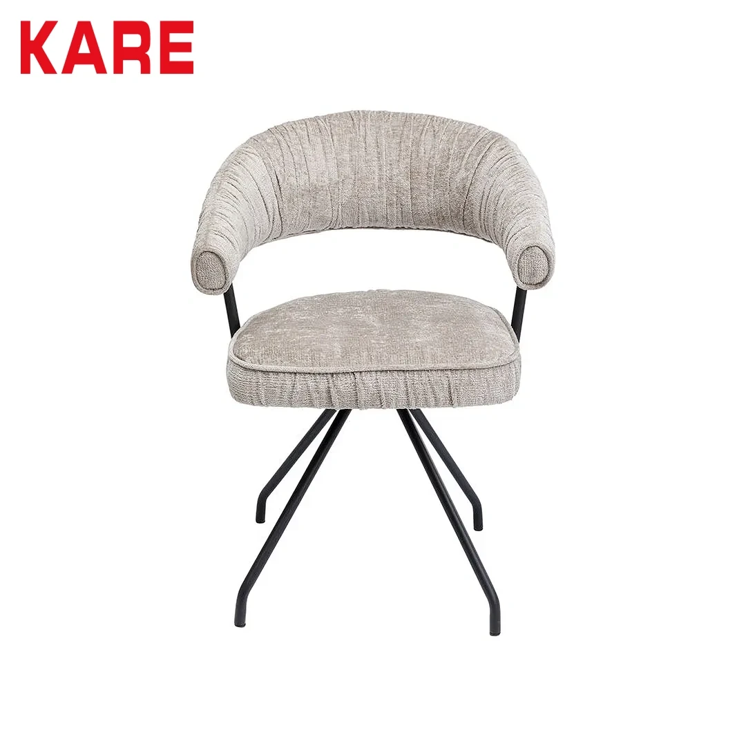 ARABELLA DINING SWIVEL CHAIR GREY