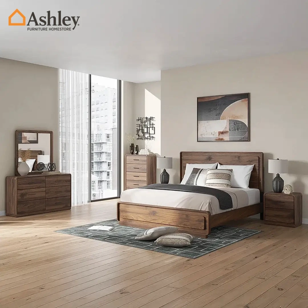 HOLLINAZE BEDROOM SET KING SIZE (193*203CM) BROWN