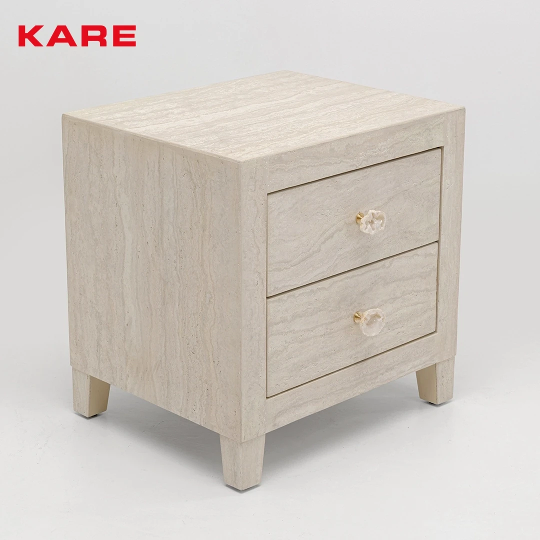 NIGHTSTAND 49X41X50CM BEIGE