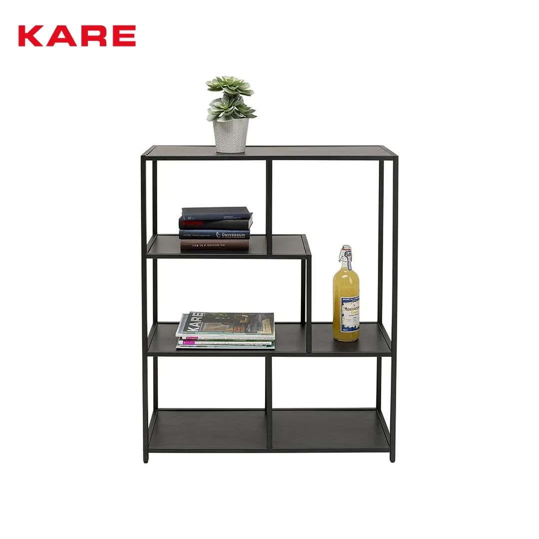 LOFTIE WOODEN BOOK SHELF BLACK W77 * D30 * H100 CM