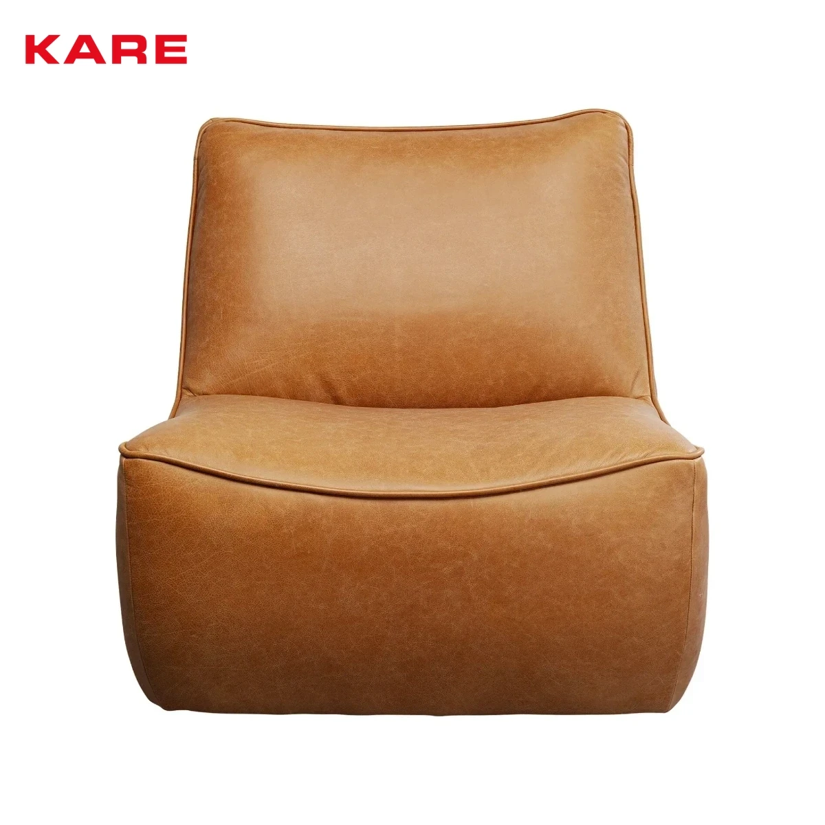 JETTE LEATHER SWIVEL CHAIR BROWN W91 * D85 * H85 CM