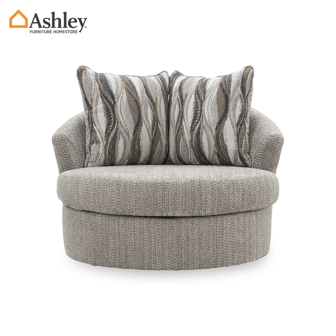 CRESPINO SWIVEL CHAIR - GREY