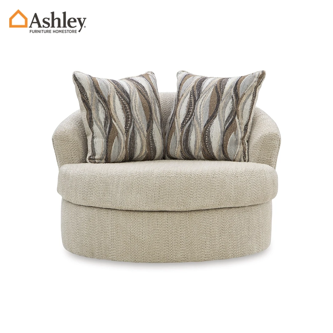 CRESPINO SWIVEL CHAIR - BEIGE