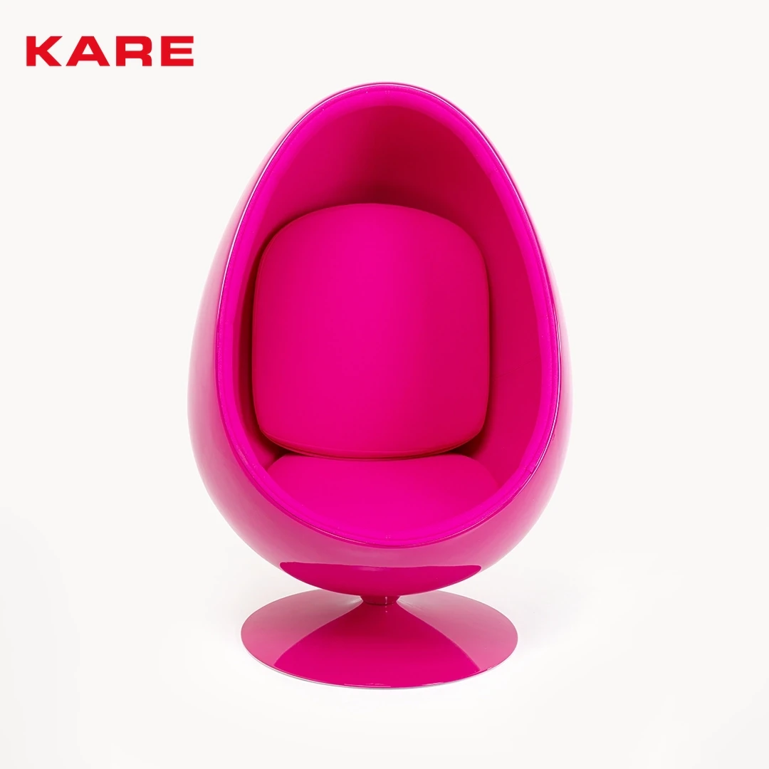 SWIVEL ARM CHAIR 89X77X134CM PINK