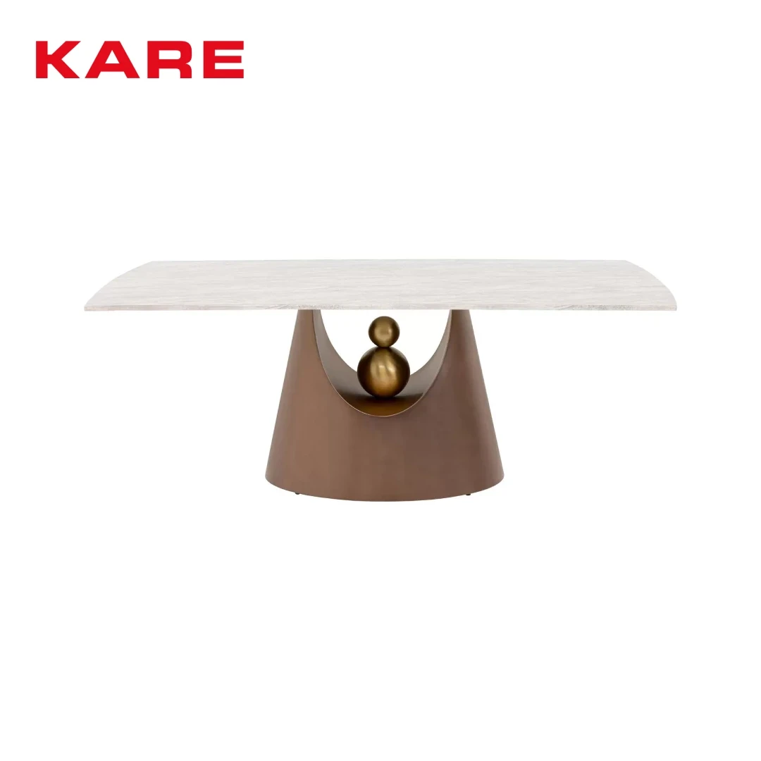 DINING TABLE - BROWN
