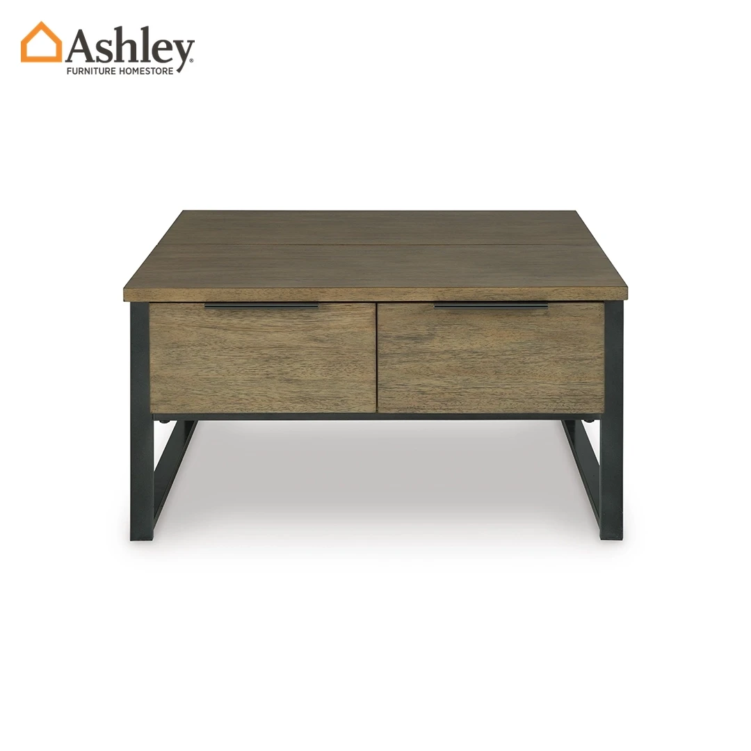 MONTIA CENTER TABLE - LIGHT BROWN