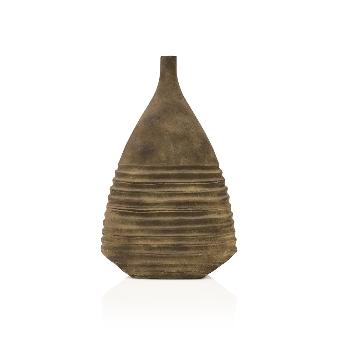 IKRAN DECO BOTTLE - OLIVE GREEN