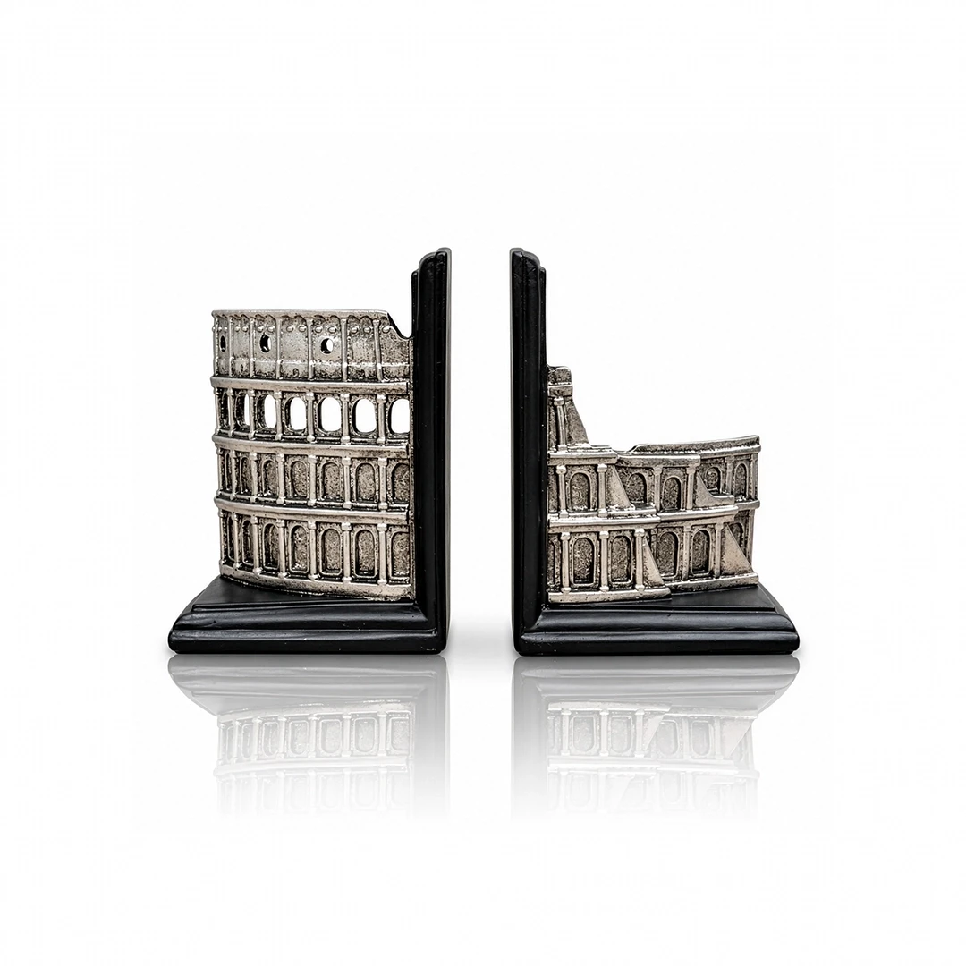 BOOKENDS SET 2 PCS - GREY
