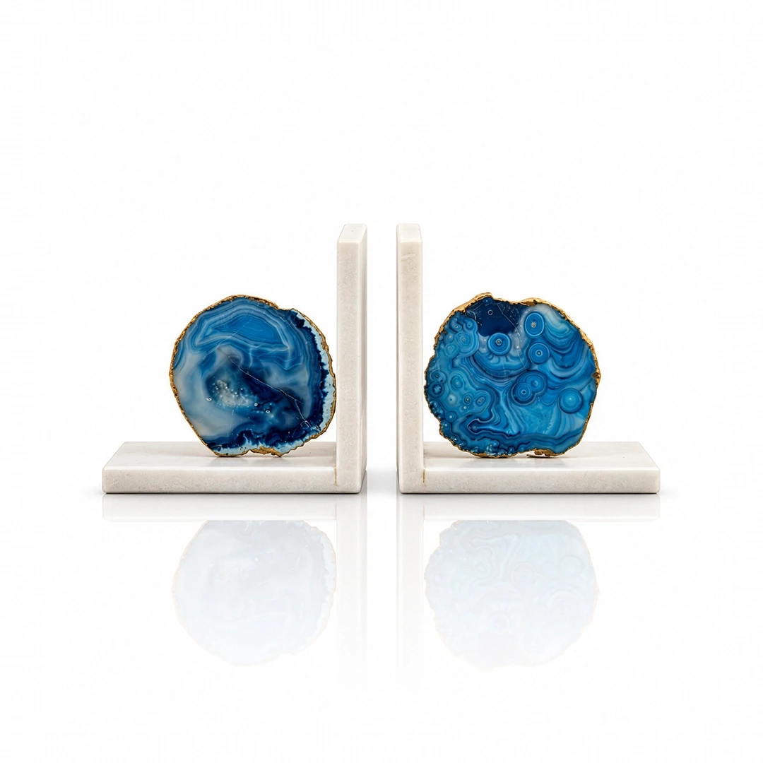 OLILA BOOKEND - BLUE