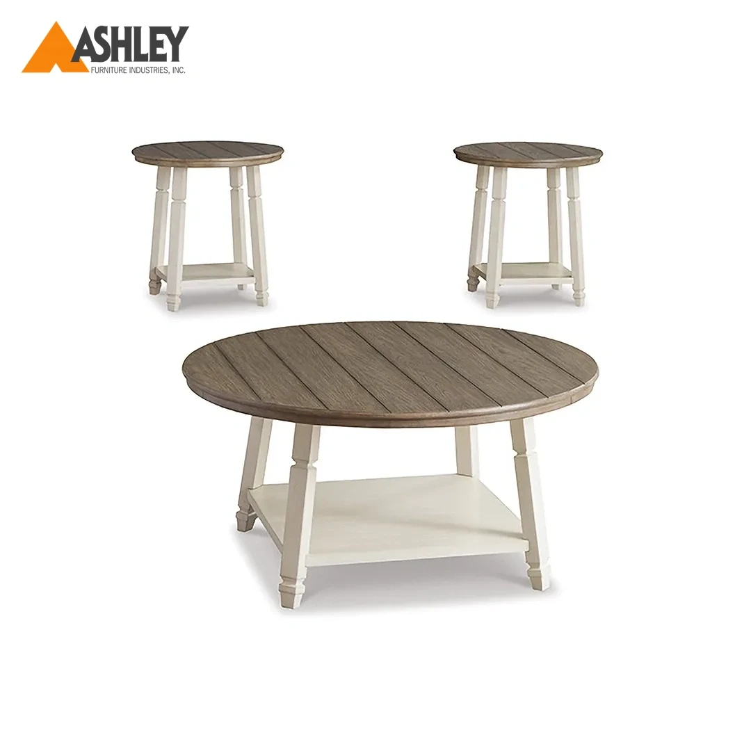 طقم طاولات 3 قطع بولانبروك لون بني