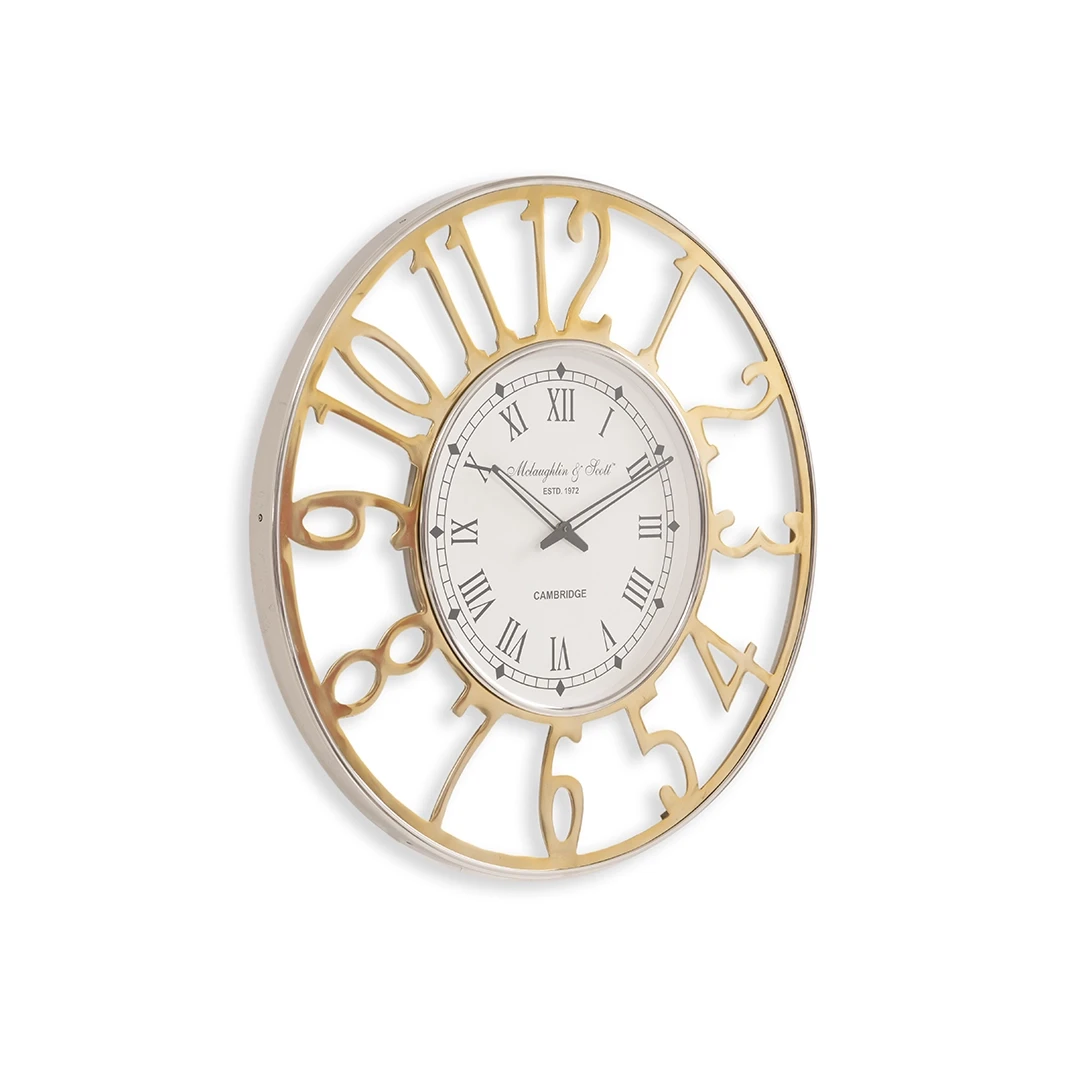 WALL CLOCK WHITE