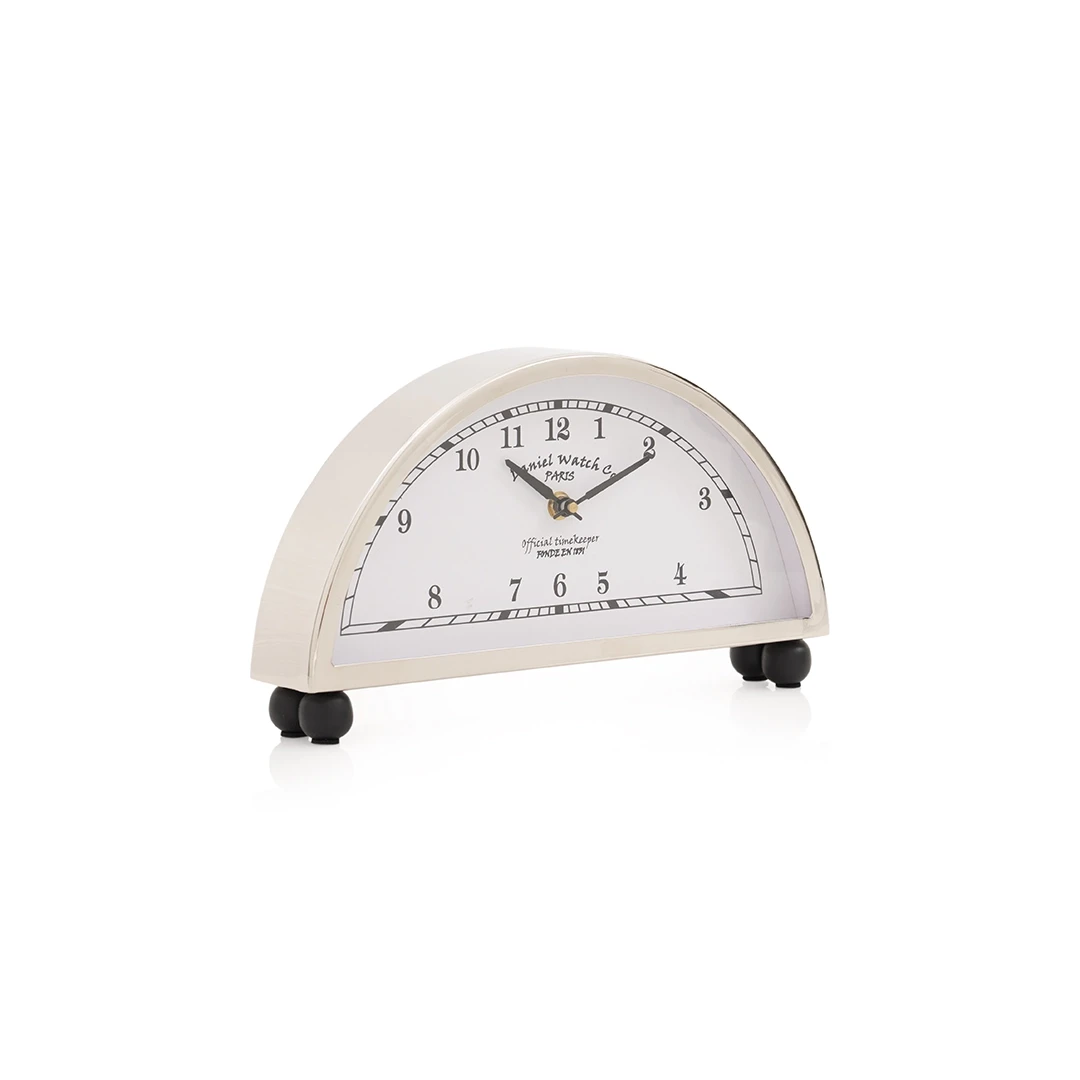 TABLE CLOCK SILVER