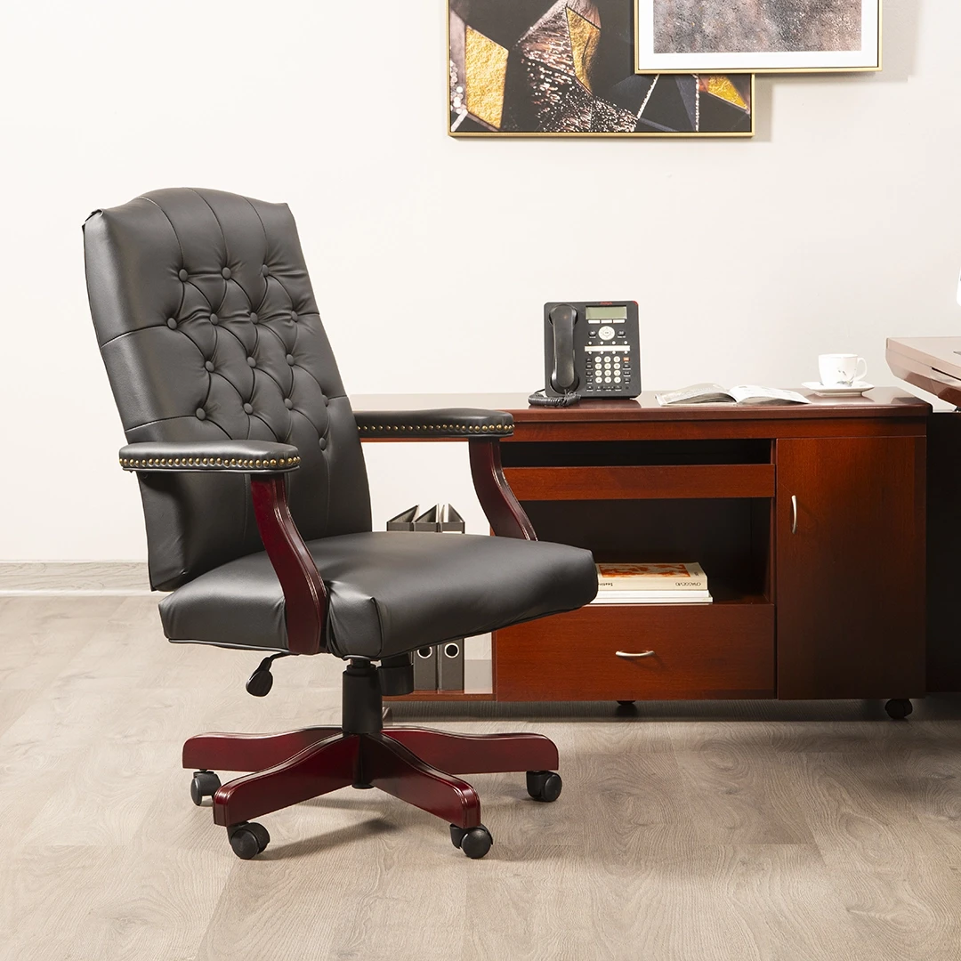 OMBRATH CHAIR HIGH BACK BLACK