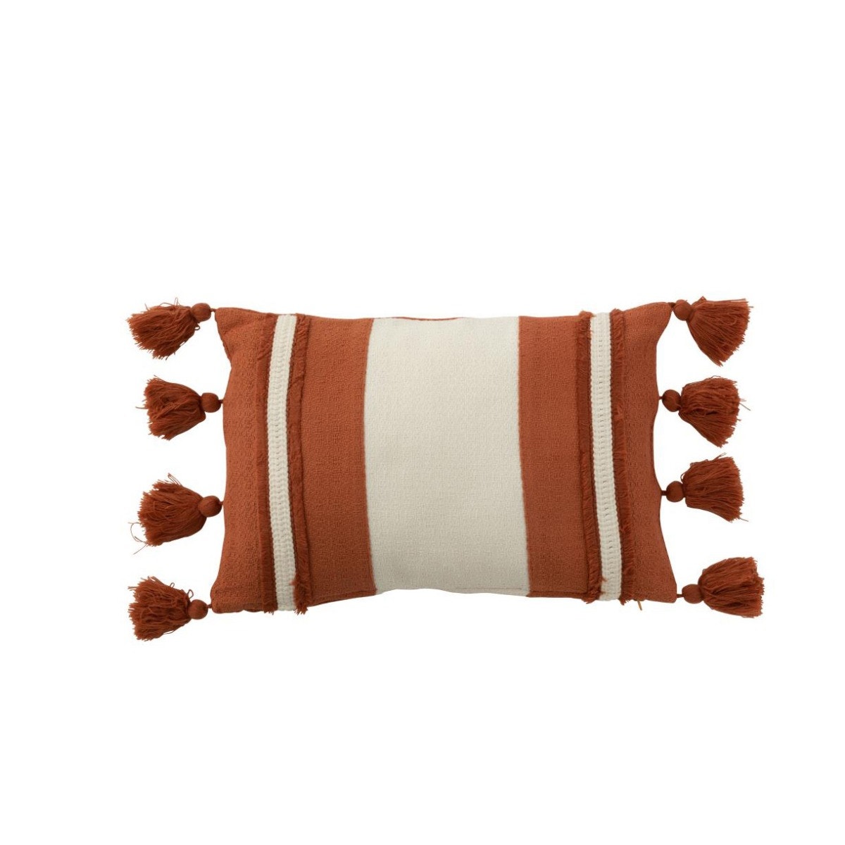 CONVEX RECTANGLE CUSHION MADE FROM FABRIC