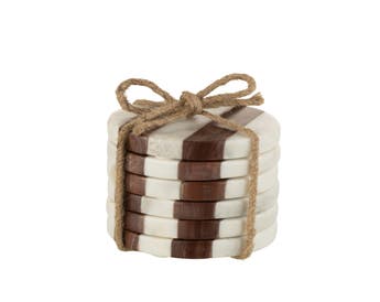 LEWIS COASTER SET OF 6 PCS