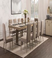 ABDITUS DINING TABLE SET 10 CHAIRS