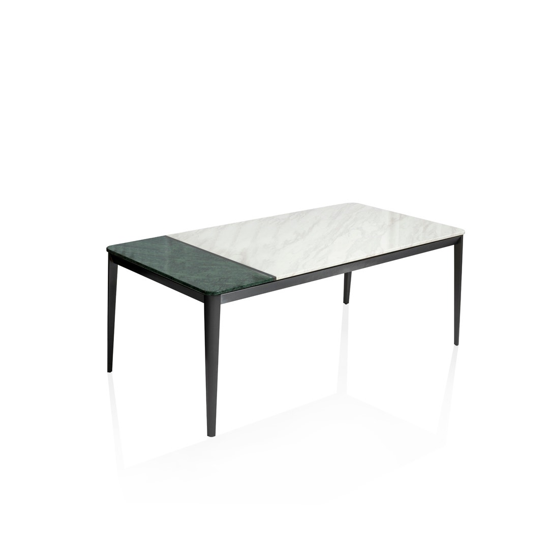 RECIO DINING TABLE MADE FROM METAL,STONE