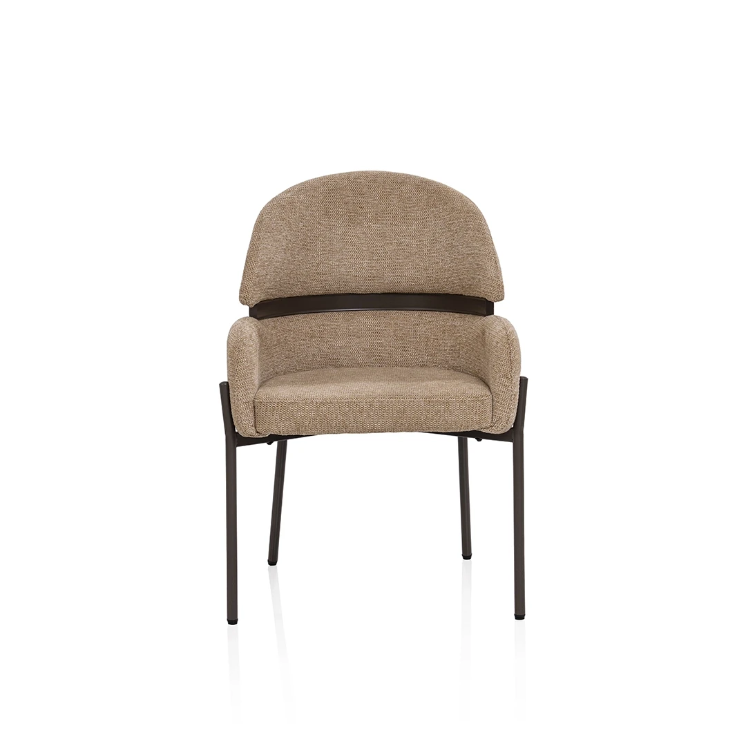 ORIS DINING CHAIR BROWN AND BLACK