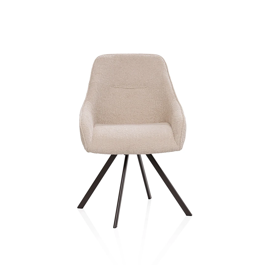 OMECH DINING CHAIR GREY AND BLACK