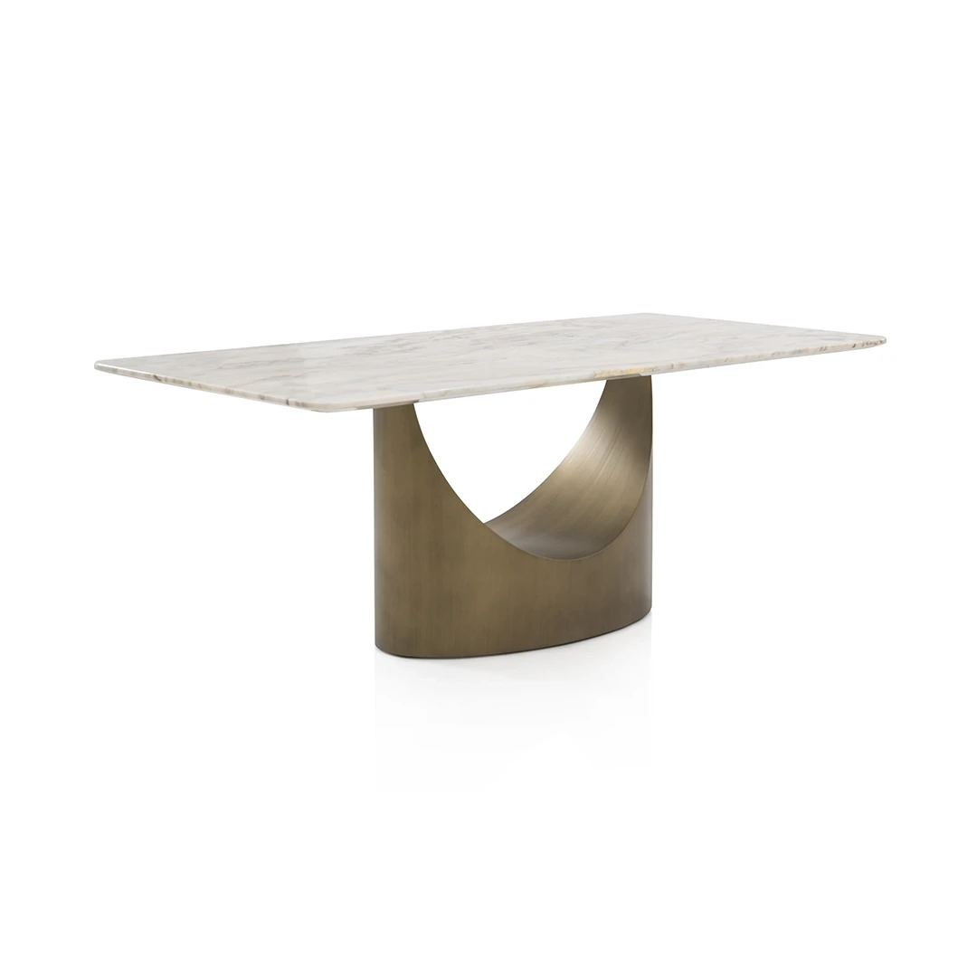 NATERETH DINING TABLE - BROWN