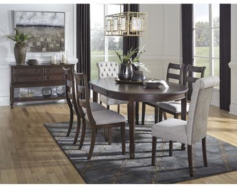 ADINTON DINING TABLE 6 CHAIRS