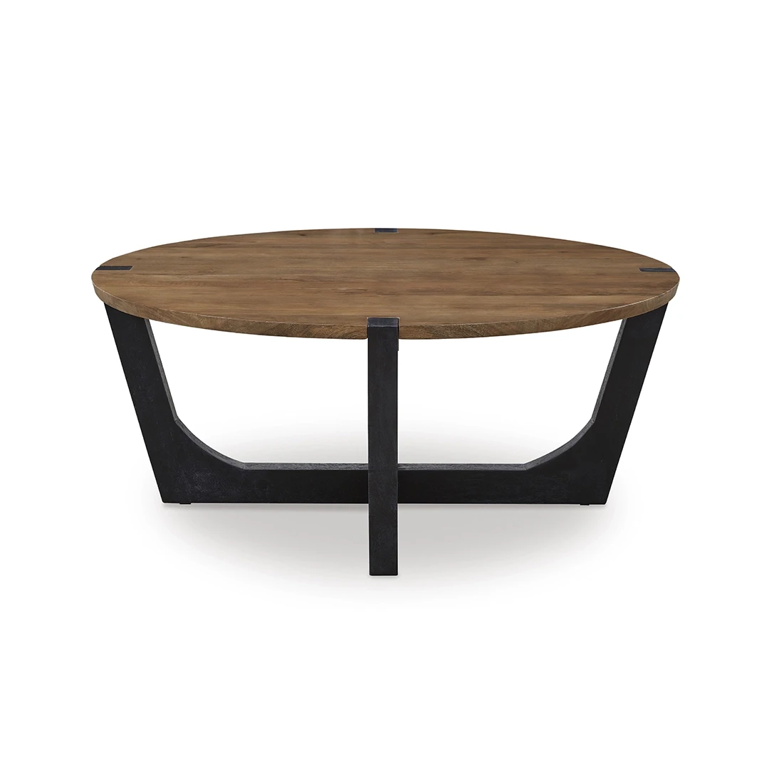 HANNEFORTH CENTER TABLE BROWN