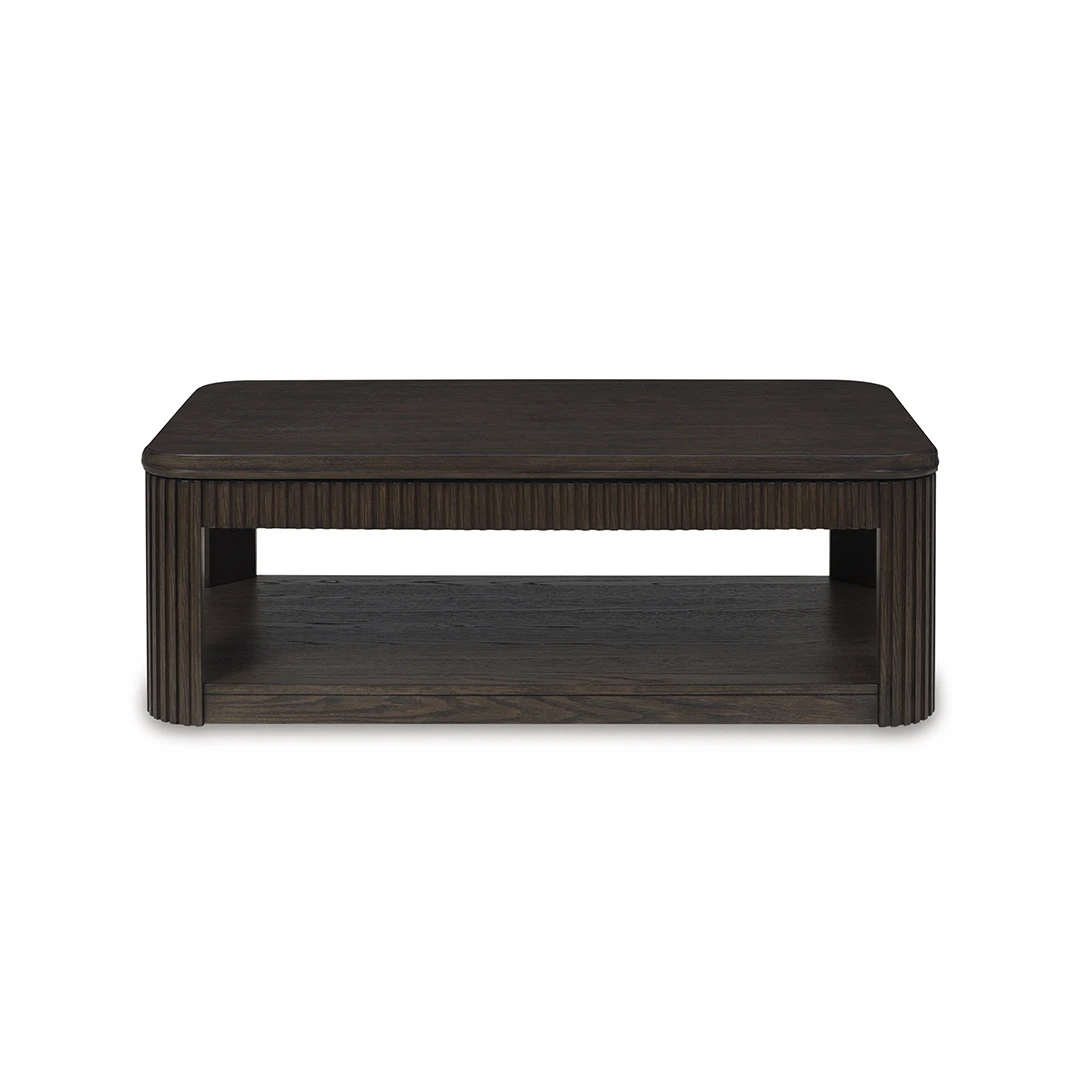 CARLIBRIE CENTER TABLE BROWN