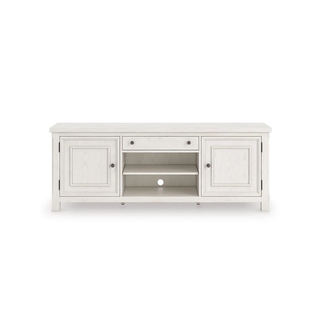 ROBBINSDALE TV STAND WHITE