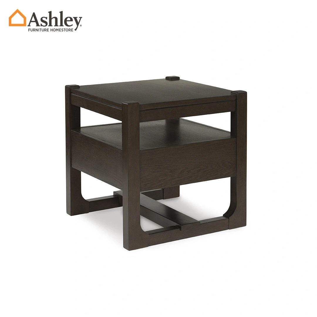 طاولة جانبية بريكينجتون لون بني