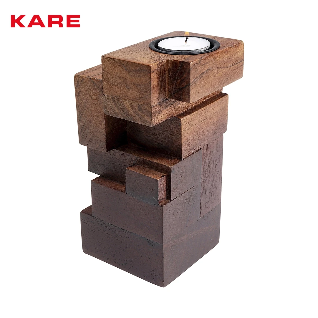 VENTURI CANDLE HOLDER SMALL MADE FROM WOOD