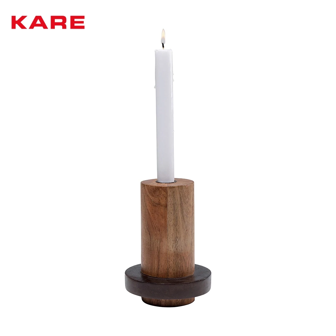 BALFOUR CANDLE HOLDER SMALL MADE FROM WOOD