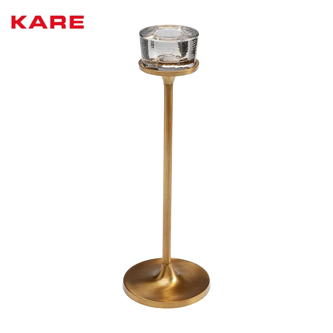 SOLACE CANDLE HOLDER LARGE MADE FROM METAL,GLASS