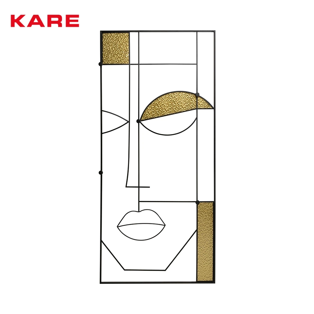 ART BOY FACE COAT HANGER 90X200CM BLACK W91 * D6 * H200 CM