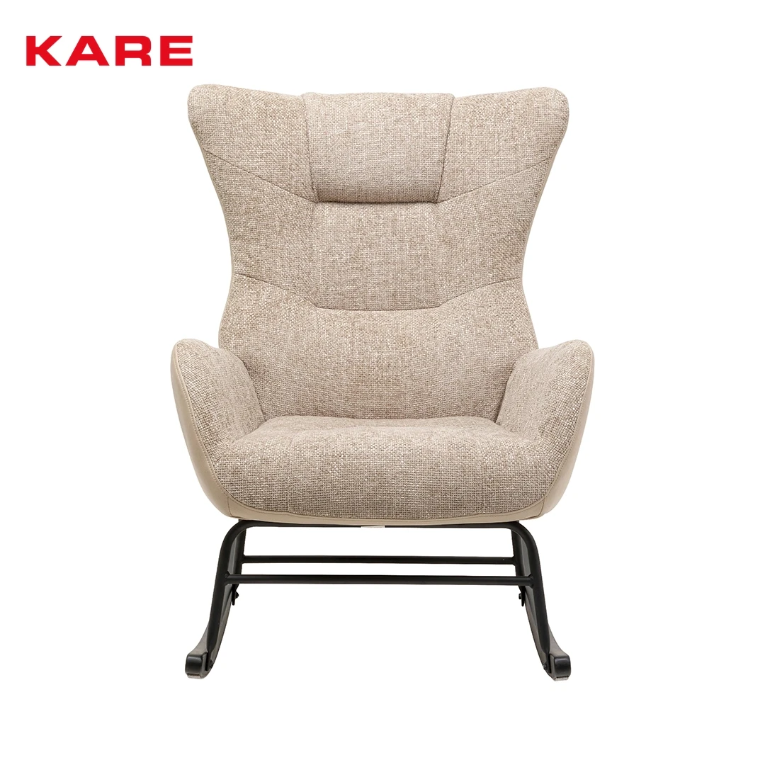 ROMEO ROCKING ARM CHAIR BEIGE W74 * D90 * H99 CM