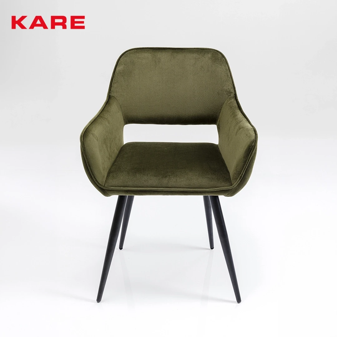 STYLO DINING CHAIR GREEN MADE FROM ENGINEERED WOOD,FABRIC