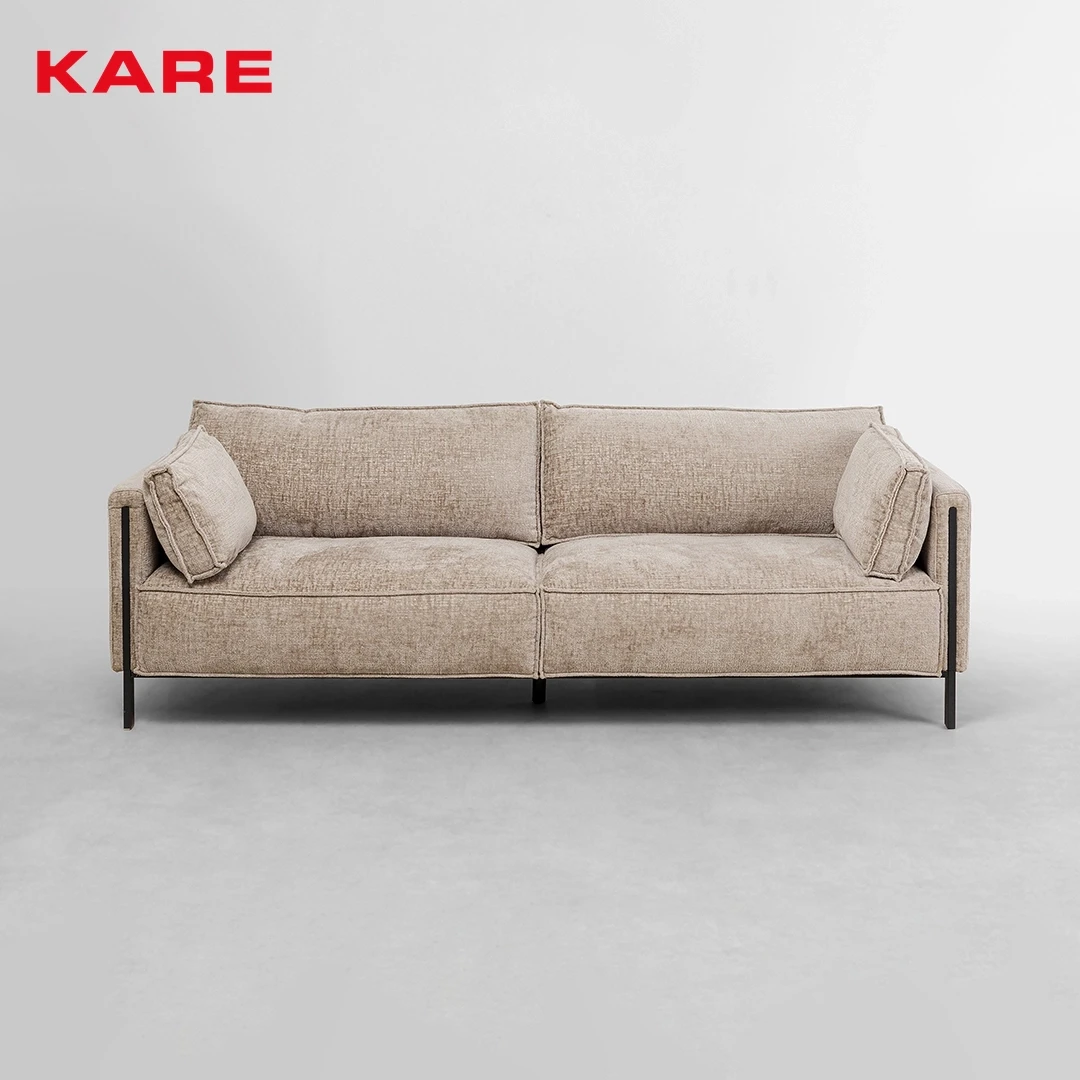 VICTOR SOFA 3 SEATER BEIGE W233 * D91 * H87 CM