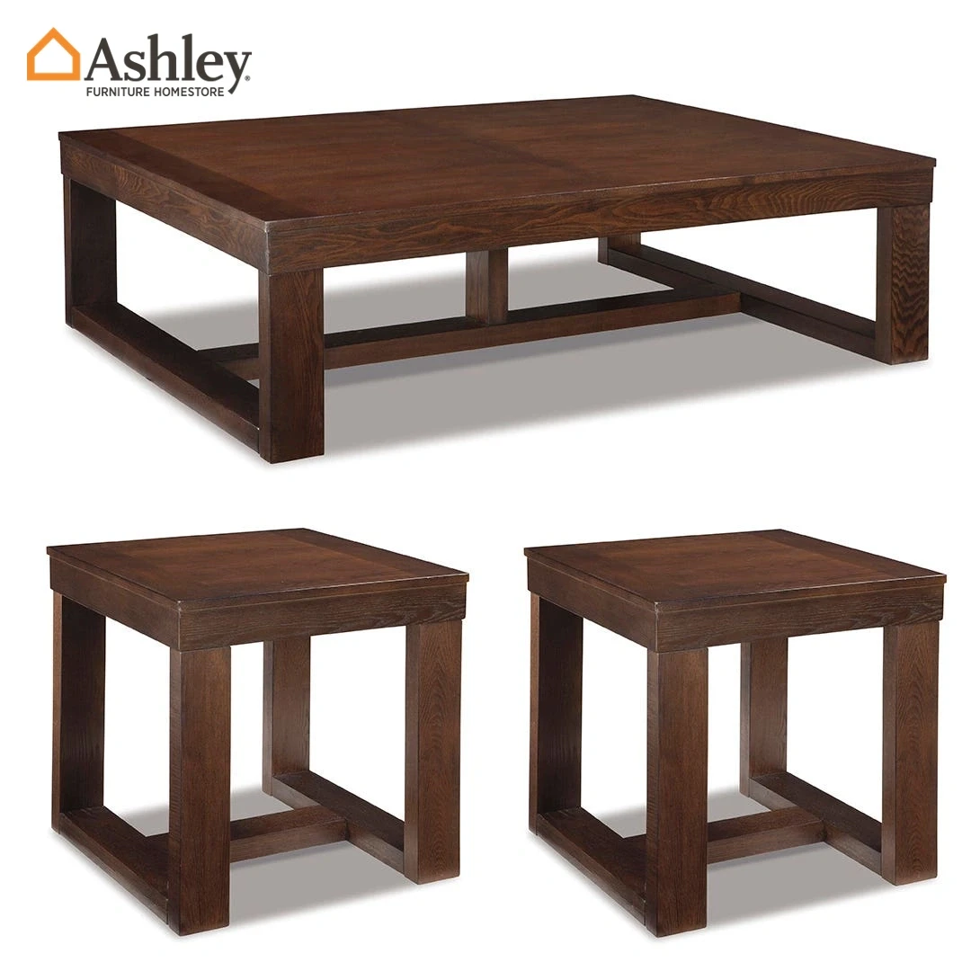 WATSON COFFEE TABLE SET 3 PCS MADE FROM ENGINEERED WOOD