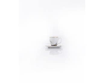 DENBY COFFEE CUP WITH SAUCER